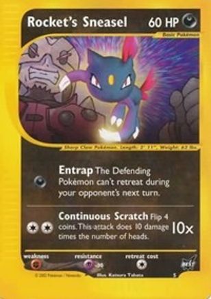 Rocket's Sneasel - 5 (5) [Best of Promos]