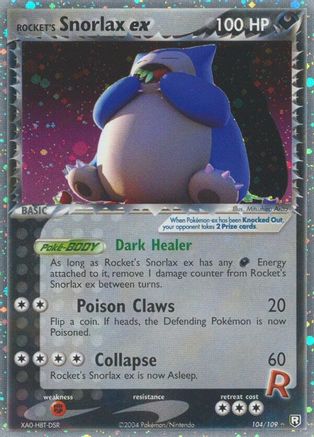 Rocket's Snorlax ex (104) [Team Rocket Returns] Holofoil