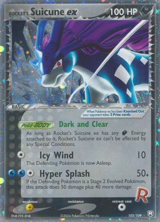 Rocket's Suicune ex (105) [Team Rocket Returns] Holofoil