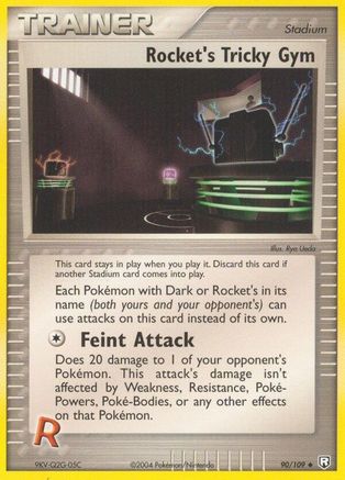 Rocket's Tricky Gym (90) [Team Rocket Returns] Reverse Holofoil