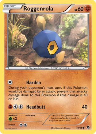 Roggenrola (49) () [Emerging Powers]