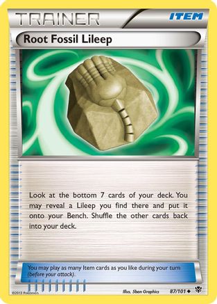 Root Fossil Lileep (87) [Plasma Blast]