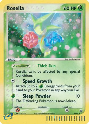 Roselia (9) [Dragon] Reverse Holofoil