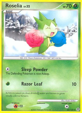 Roselia (62) [Secret Wonders] Reverse Holofoil