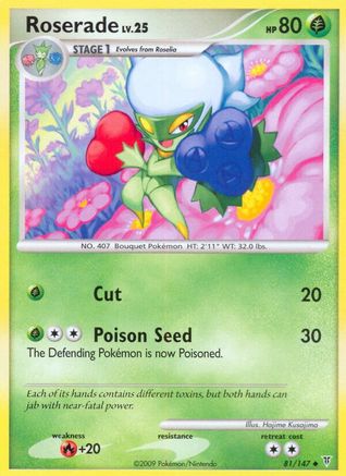 Roserade (81) [Supreme Victors] Reverse Holofoil