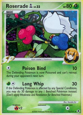 Roserade GL (12) [Rising Rivals] Holofoil