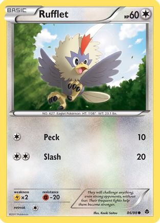 Rufflet (86) () [Emerging Powers] Reverse Holofoil