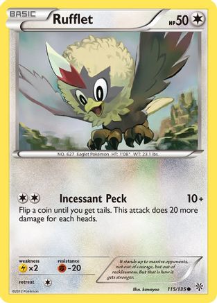 Rufflet (115) [Plasma Storm]