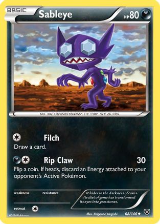 Sableye (68) [XY Base Set]