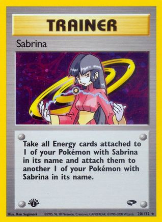 Sabrina (20) (20) [Gym Challenge] Unlimited Holofoil