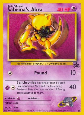 Sabrina's Abra (19) [WoTC Promo]