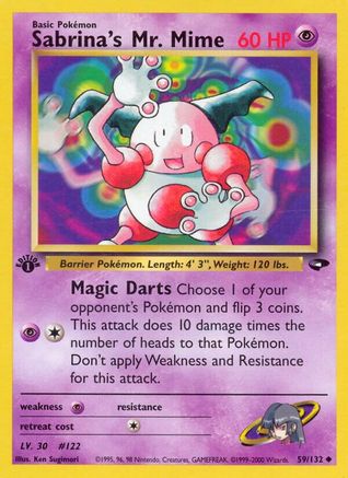 Sabrina's Mr. Mime (59) [Gym Challenge] Unlimited