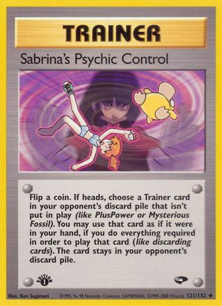 Sabrina's Psychic Control (121) [Gym Challenge] Unlimited