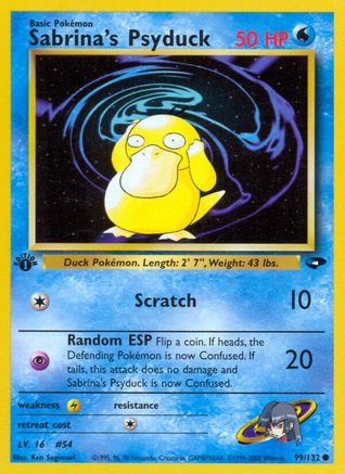 Sabrina's Psyduck (99) [Gym Challenge] Unlimited