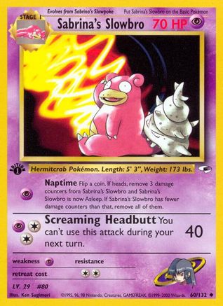 Sabrina's Slowbro (60) [Gym Heroes] Unlimited
