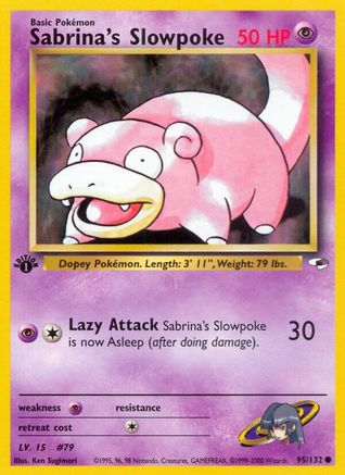 Sabrina's Slowpoke (95) [Gym Heroes] Unlimited