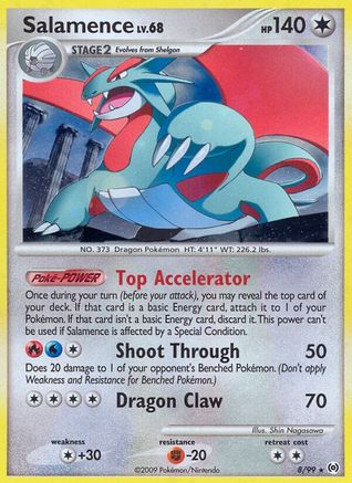 Salamence (8) [Arceus] Reverse Holofoil
