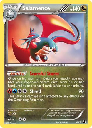 Salamence (8) [Dragon Vault] Holofoil