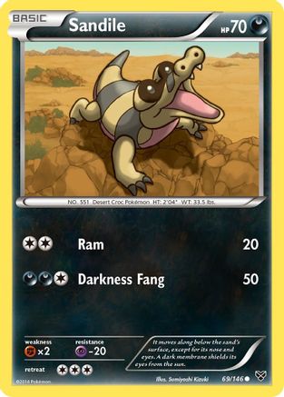 Sandile (69) [XY Base Set]