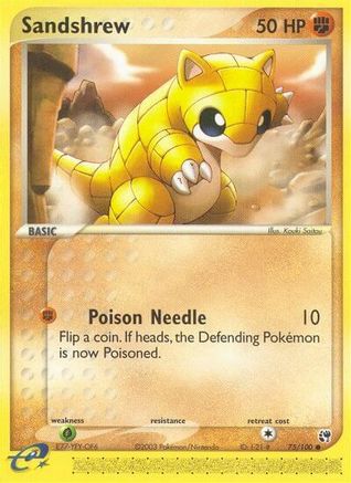 Sandshrew (75) [Sandstorm] Reverse Holofoil