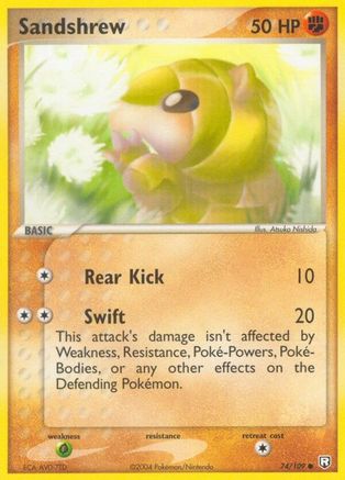 Sandshrew (74) [Team Rocket Returns]