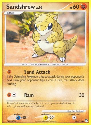 Sandshrew (96) [Mysterious Treasures] Reverse Holofoil