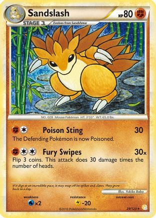 Sandslash (29) [HeartGold SoulSilver] Reverse Holofoil