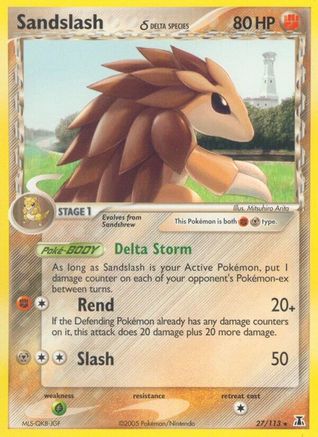 Sandslash (Delta Species) (27) [Delta Species]