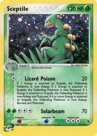 Sceptile - 11/109 (11) [Ruby and Sapphire] Reverse Holofoil