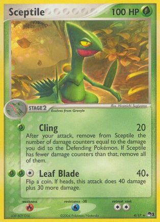 Sceptile (4) [POP Series 1] Holofoil