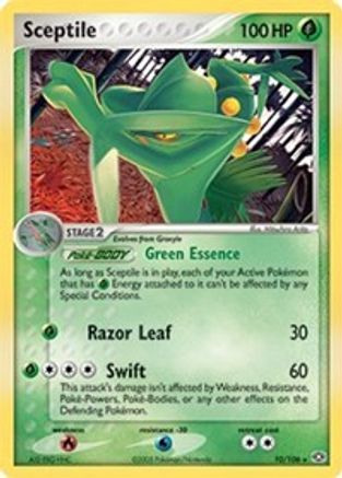 Sceptile - 10/106(EX Emerald) (10) [Deck Exclusives]