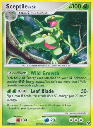 Sceptile (8) [Great Encounters] Reverse Holofoil