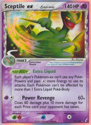 Sceptile ex (Delta Species) (96) [Crystal Guardians] Holofoil