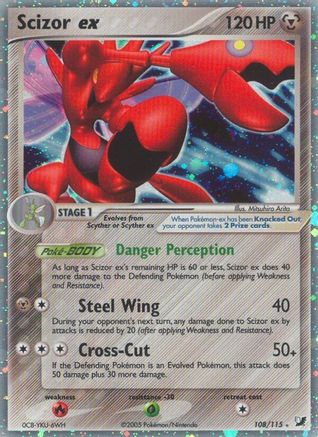 Scizor ex (108) [Unseen Forces] Holofoil