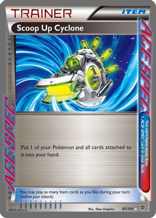 Scoop Up Cyclone (95) [Plasma Blast] Holofoil