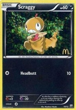 Scraggy - 10/12 (10) [McDonald's Promos 2012] Holofoil