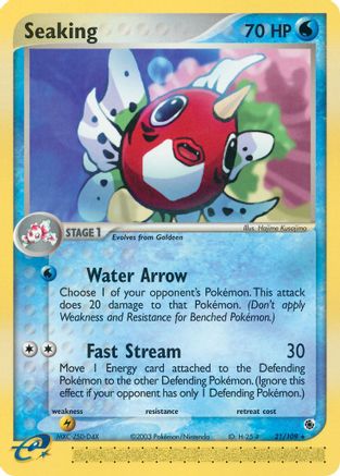 Seaking (21) [Ruby and Sapphire] Reverse Holofoil