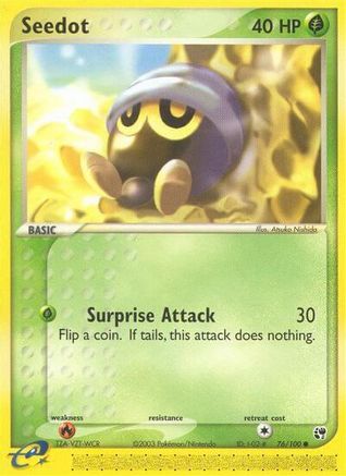 Seedot - 76/100 (76) [Sandstorm] Reverse Holofoil