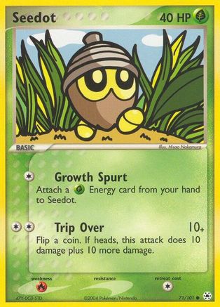 Seedot (71) [Hidden Legends] Reverse Holofoil