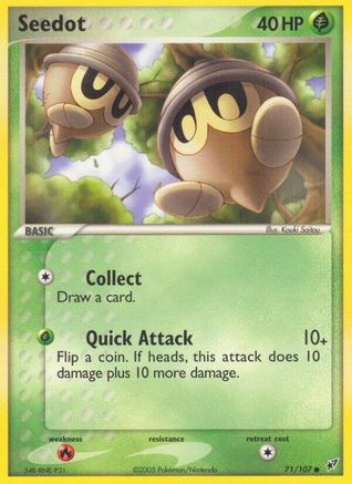 Seedot (71) [Deoxys] Reverse Holofoil
