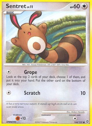 Sentret (104) [Secret Wonders] Reverse Holofoil