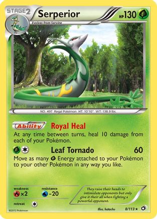 Serperior (8) [Legendary Treasures] Holofoil