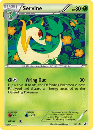 Servine (7) [Legendary Treasures] Reverse Holofoil
