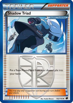 Shadow Triad (Team Plasma) (102) [Plasma Freeze] Reverse Holofoil
