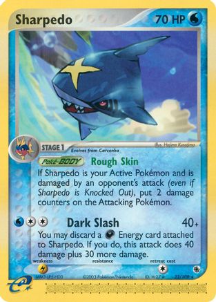 Sharpedo (22) [Ruby and Sapphire] Reverse Holofoil