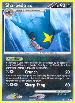 Sharpedo (49) [Rising Rivals] Reverse Holofoil