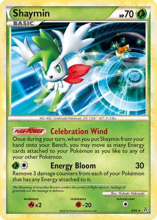Shaymin (8) [Unleashed] Reverse Holofoil