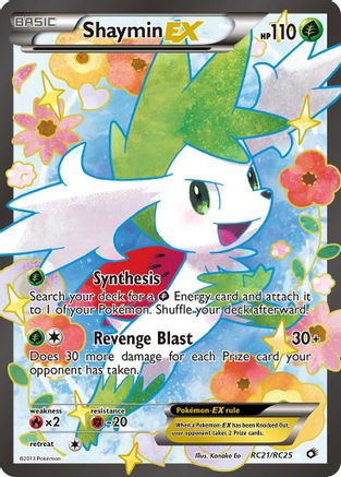 Shaymin EX (Full Art) (RC21) [Legendary Treasures: Radiant Collection] Holofoil