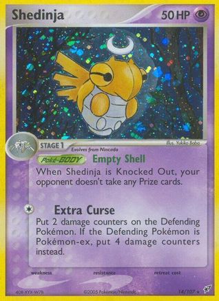 Shedinja (14) [Deoxys] Holofoil