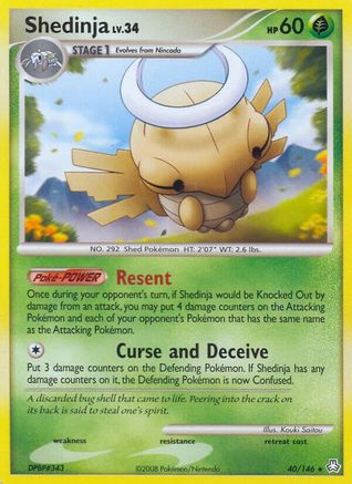 Shedinja (40) [Legends Awakened] Reverse Holofoil
